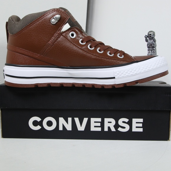 all star brown leather